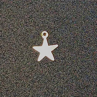 Gold-Filled Small Flat Star Charm My Store