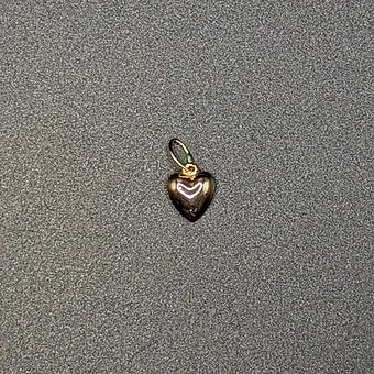 Gold-Filled Puff Heart Charm My Store