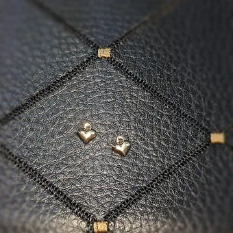 Gold Hearts Charms My Store