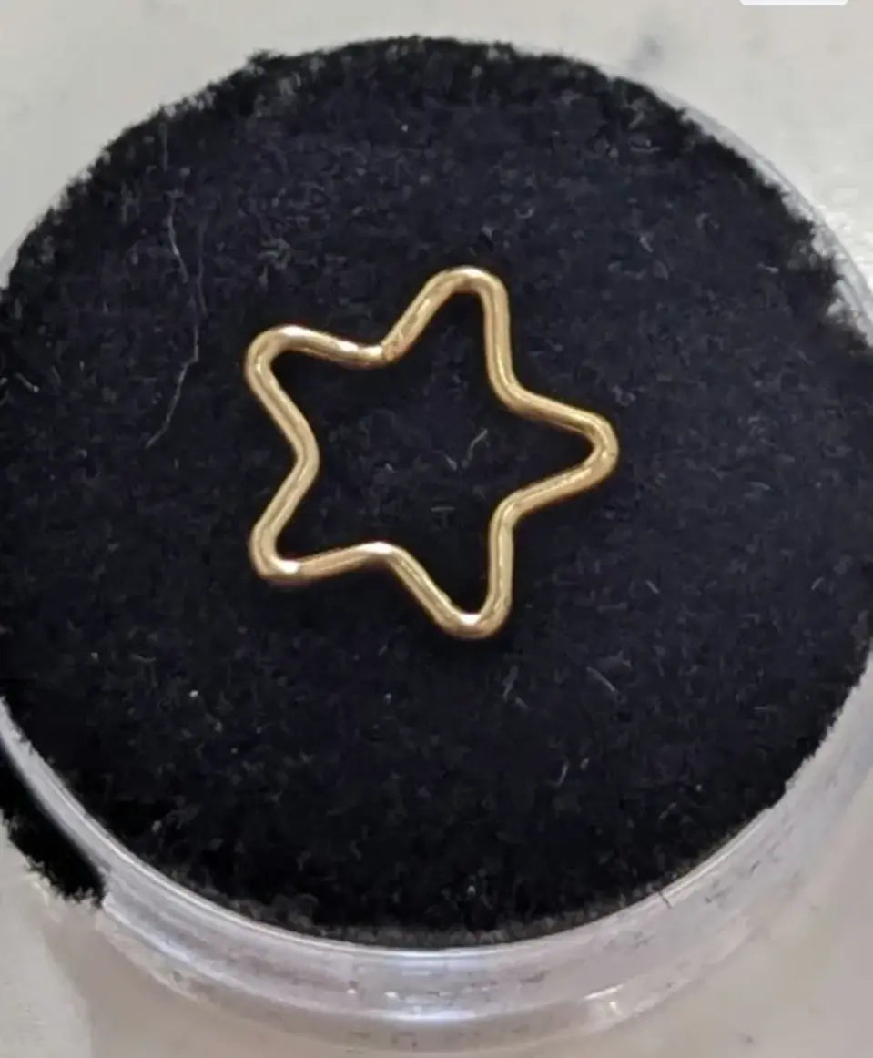 Star Connector in Gold Filled Cc's Permanent Jewelry Supply