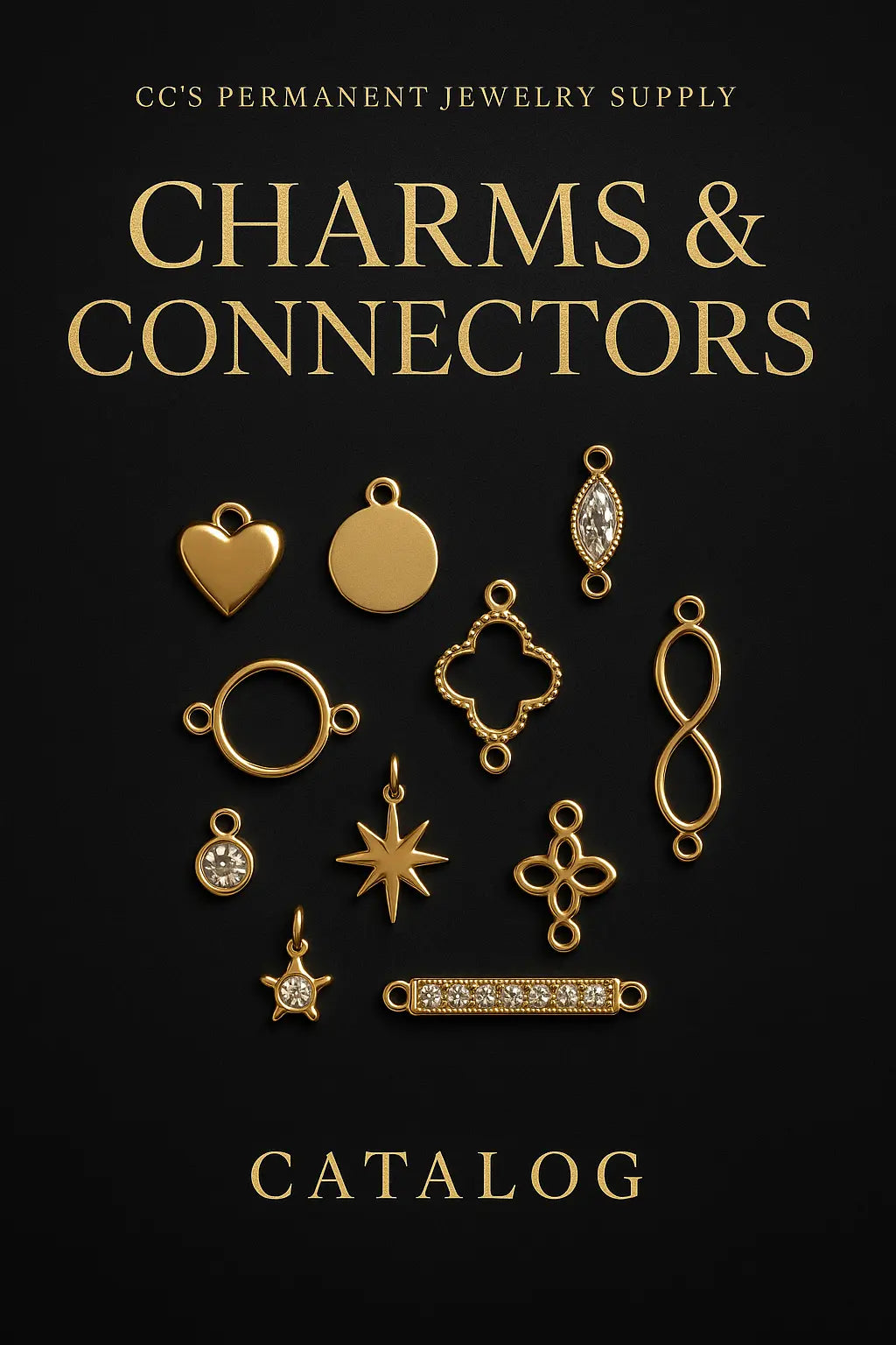 Wholesale Charms & Connectors for Permanent Jewelry and Jewelry Making Cc's Permanent Jewelry Supply