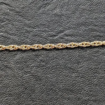 14K Gold Filled Rope Chain. 2.3mm Sold Per Inch Online Halstead