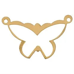 Gold-Filled Butterfly Outline Connector My Store