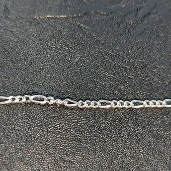 Figaro Chain in Silver. Extra Large My Store