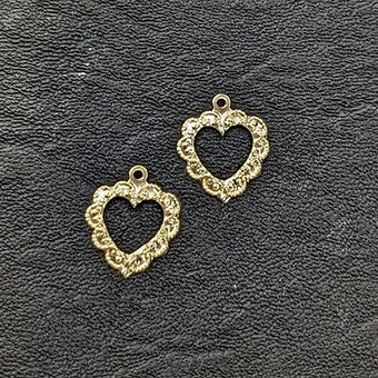 Flat 14 Karat Gold Hearts My Store