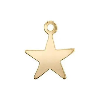 Gold-Filled Small Flat Star Charm My Store