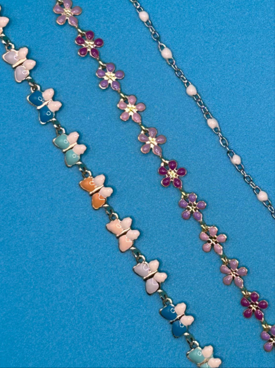 Gold Plated Butterfly Chain Cc's Permanent Jewelry Supply
