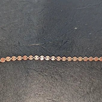 Rose Gold Sequin Chain. Sold Per Inch My Store