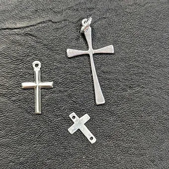 Silver Cross Connectors and Charms My Store