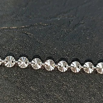 Starburst Silver Sequin Chain My Store