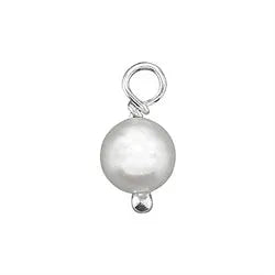 Sterling Silver 5mm Cultured Freshwater Pearl Drop My Store