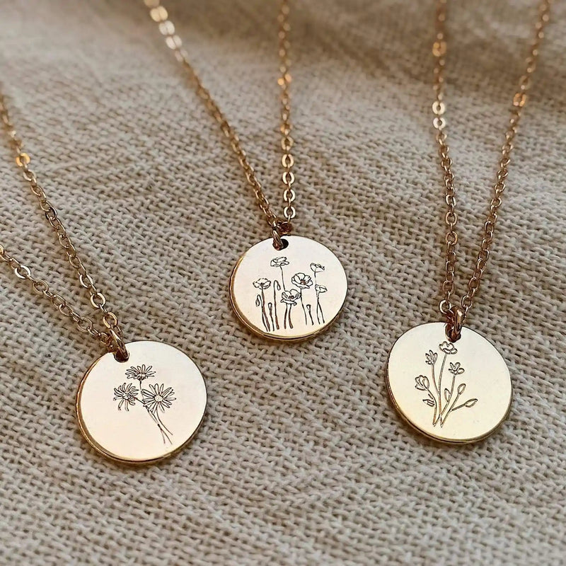 Wildflower Necklace Mauve Jewelry Co.