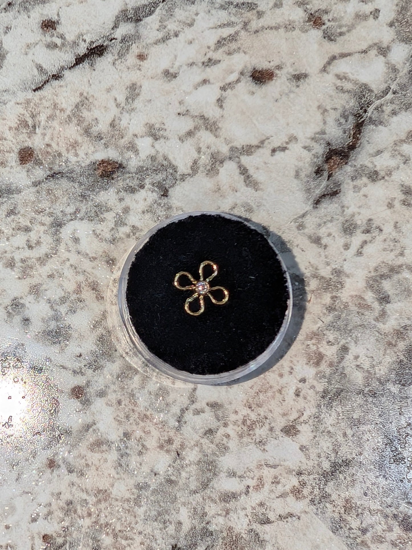 Flower Connector with CZ Diamonds My Store
