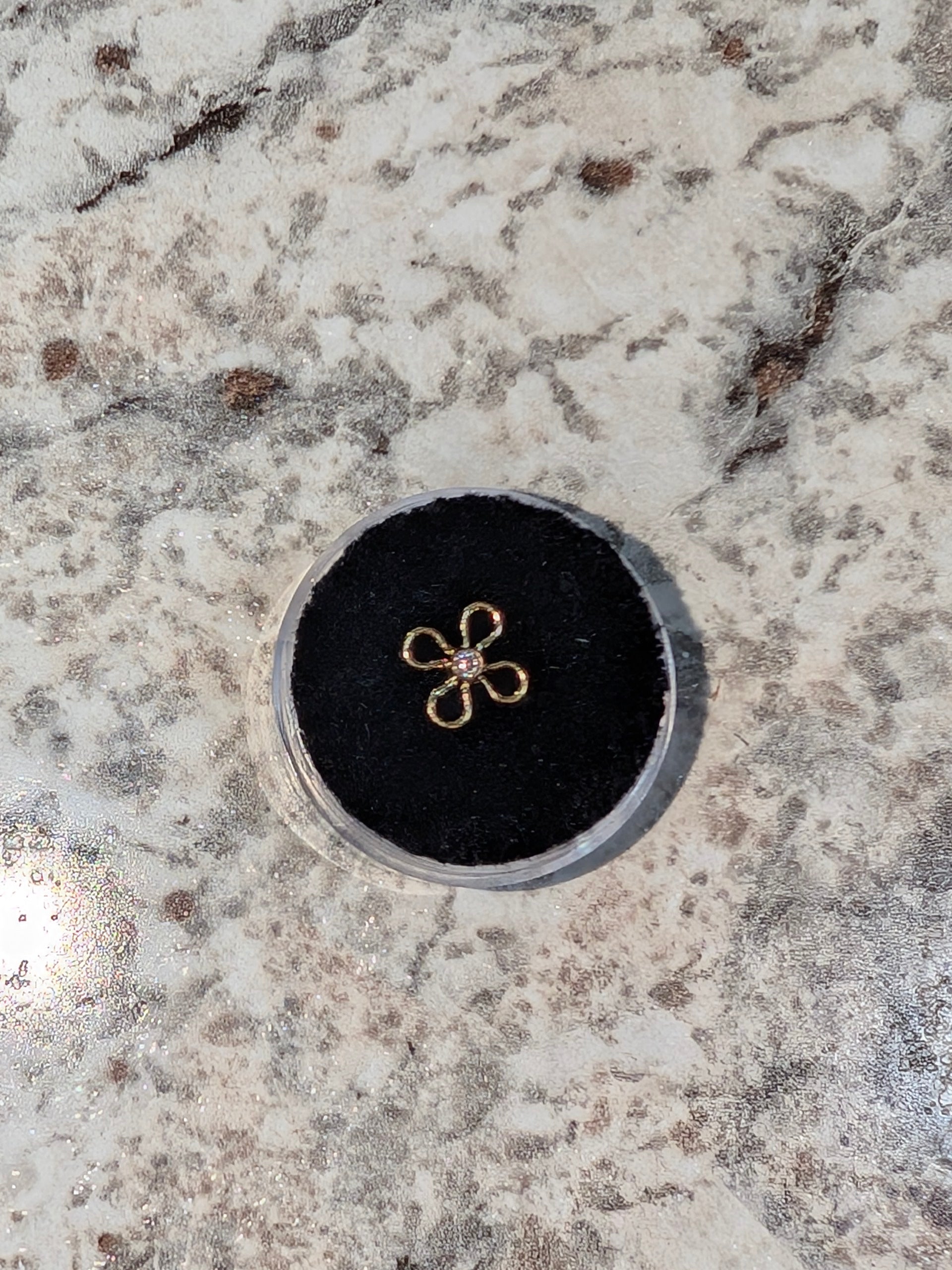 Flower Connector with CZ Diamonds My Store