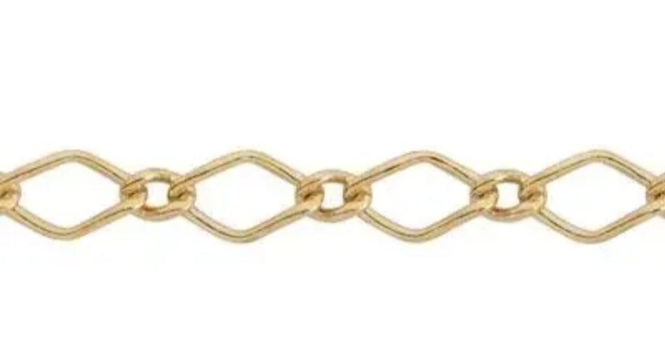 14/20 Gold-filled Long and Short Curbed Links My Store