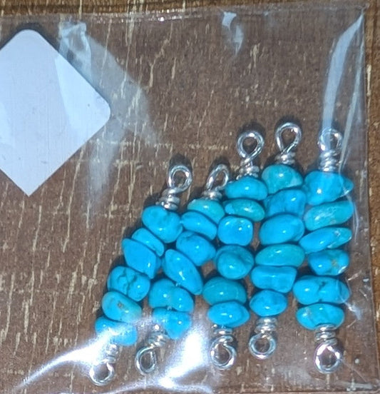 Turquoise Chip Connector Cc's Permanent Jewelry Supply