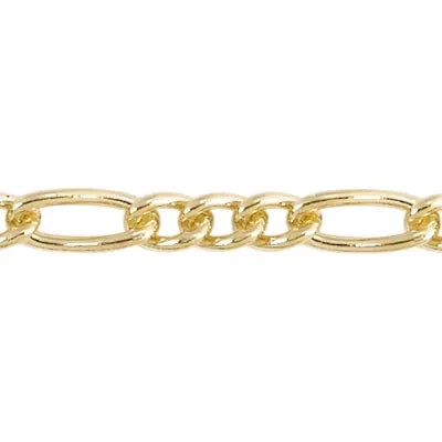 Gold-Filled 2.6mm Figaro Chain. Sold Per Inch Online My Store