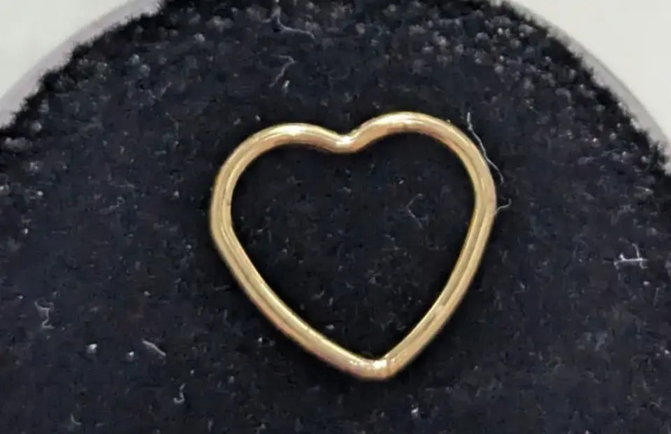 Gold Heart Connector My Store