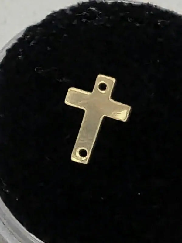 Solid Gold Cross Connector My Store
