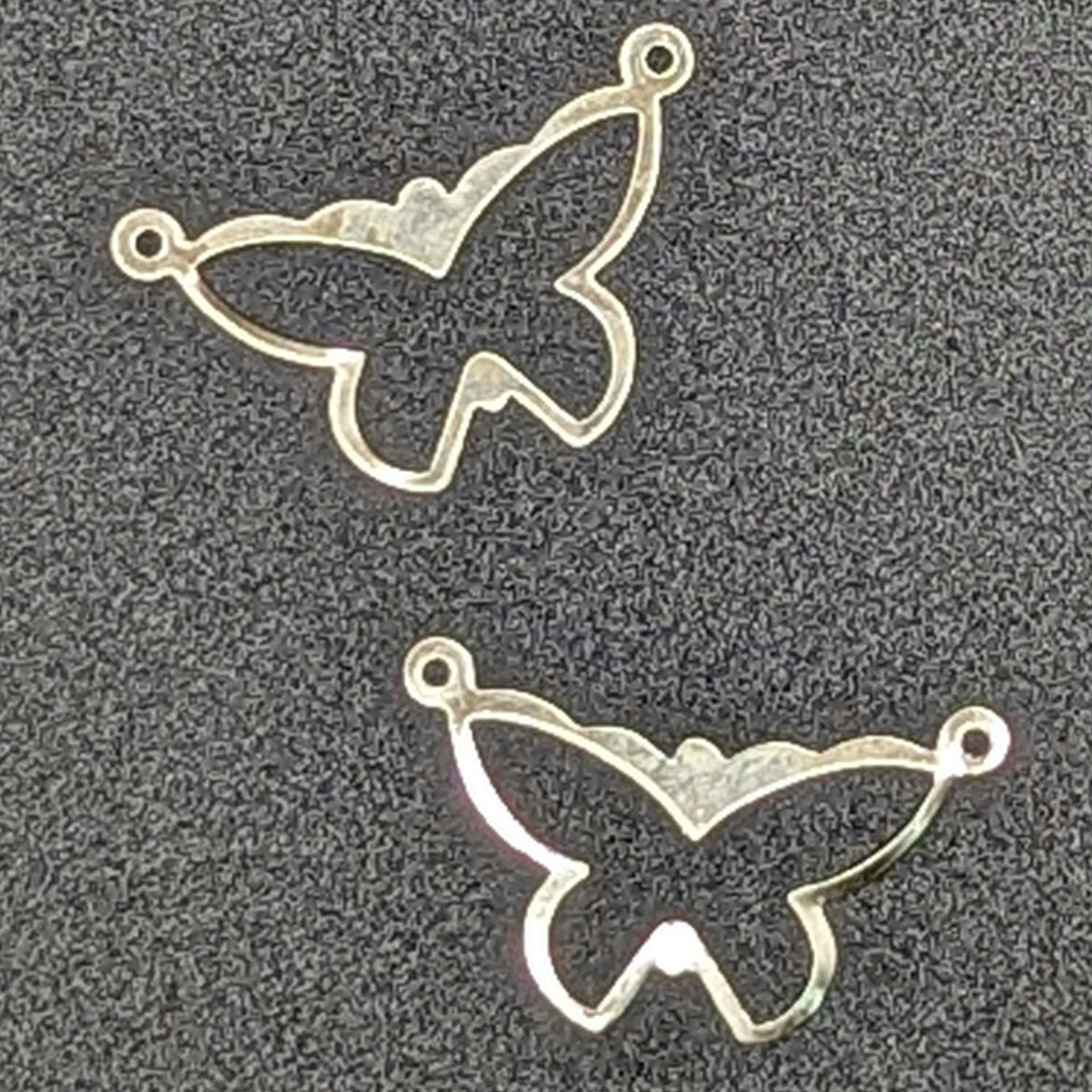 Sterling Silver Butterfly Outline Connector My Store